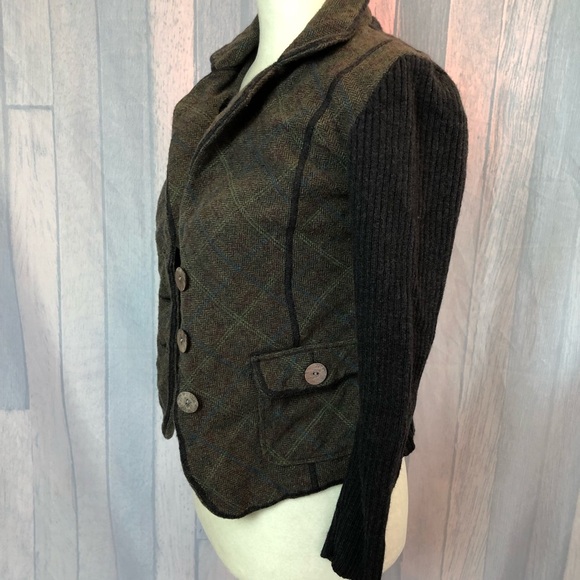 Bibelot Sweater Cardigan Long Sleeve Merino Wool - Picture 2 of 4